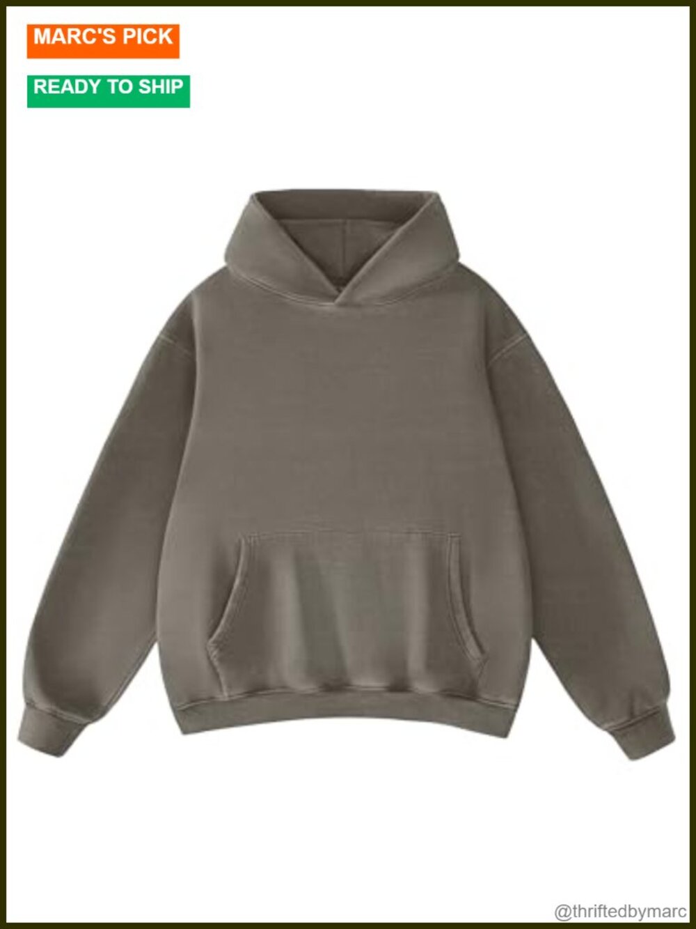 Oversized Acid Wash Hoodie Heavyweight Fleece Pullover Unisex Streetwear